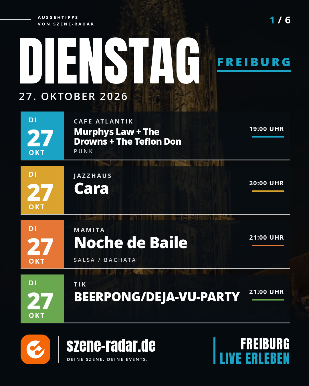 Social-Media-Beitrag von szene-Radar