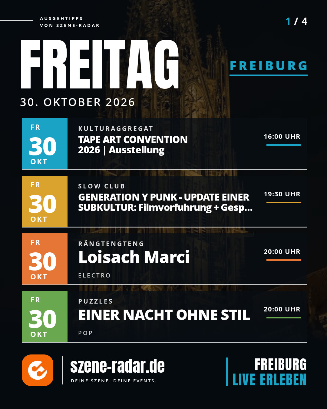 Social-Media-Beitrag von szene-Radar