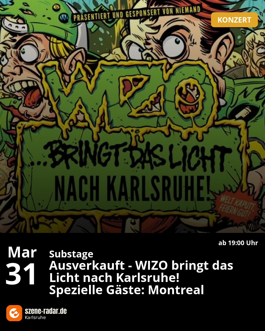 szene-Radar Social Media - 31.03.2026