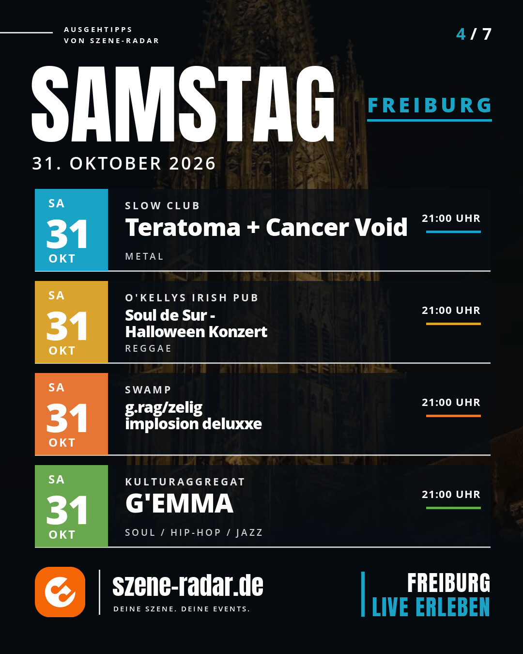 Social-Media-Beitrag von szene-Radar